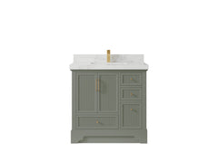 Alys 36 in. W x 22 in. D Center Sink Bathroom Vanity - photo 14