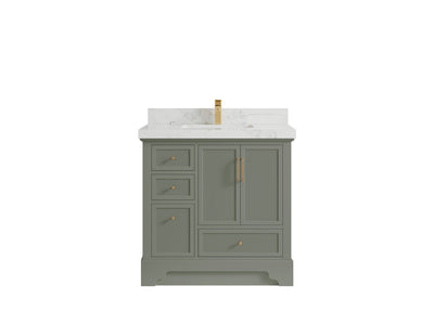 Alys 36 in. W x 22 in. D Center Sink Bathroom Vanity