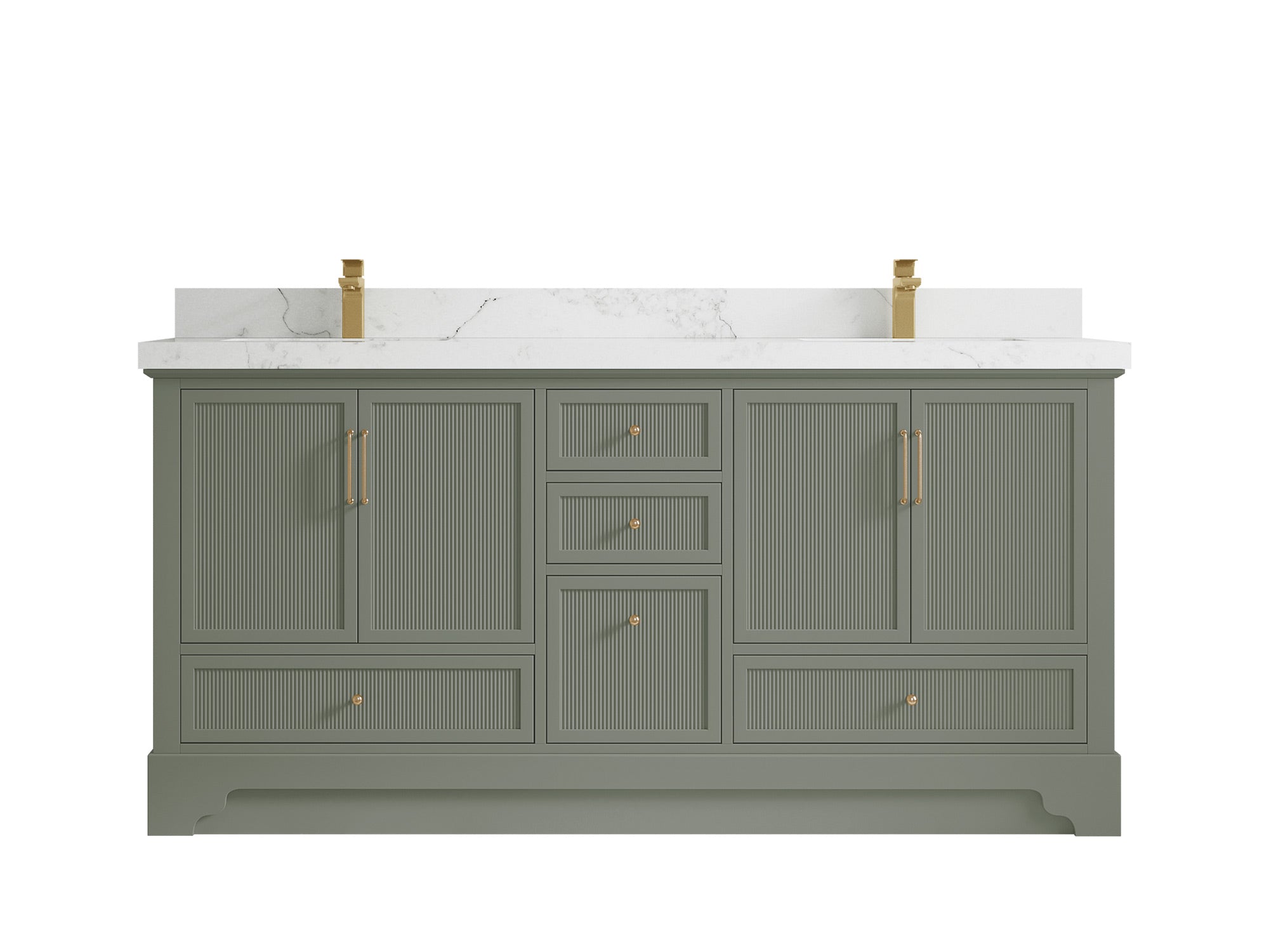 Alys 72 in. W x 22 in. D Double Sink Bathroom Vanity