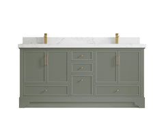 Alys 72 in. W x 22 in. D Double Sink Bathroom Vanity - photo 14