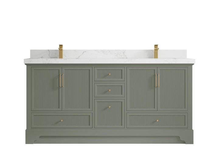 Alys 72 in. W x 22 in. D Double Sink Bathroom Vanity - photo 14