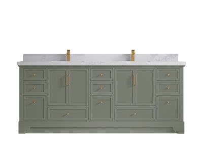 Alys 84 in. W x 22 in. D Double Sink Bathroom Vanity