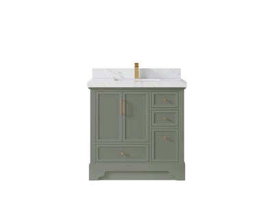 Alys 36 in. W x 22 in. D Center Sink Bathroom Vanity