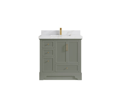 Alys 36 in. W x 22 in. D Center Sink Bathroom Vanity