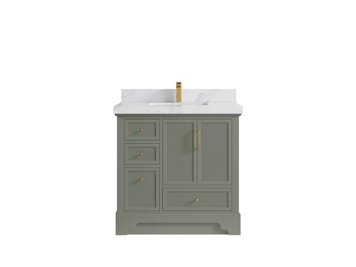 Alys 36 in. W x 22 in. D Center Sink Bathroom Vanity - photo 20