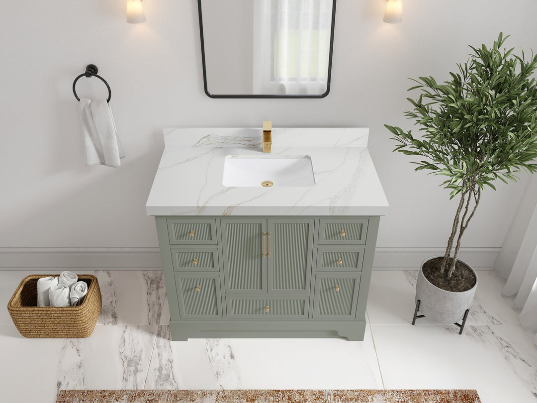 Alys 42 in. W x 22 in. D Single Sink Bathroom Vanity
