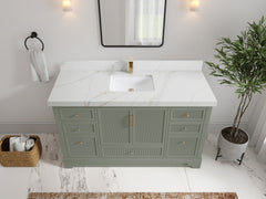 Alys 60 in. W x 22 in. D Single Sink Bathroom Vanity - photo 15