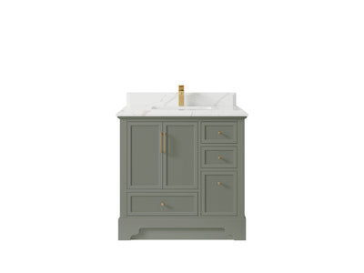 Alys 36 in. W x 22 in. D Center Sink Bathroom Vanity