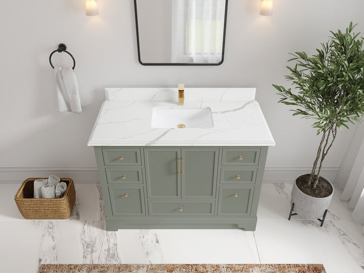 Alys 48 in. W x 22 in. D Single Sink Bathroom Vanity - photo 21