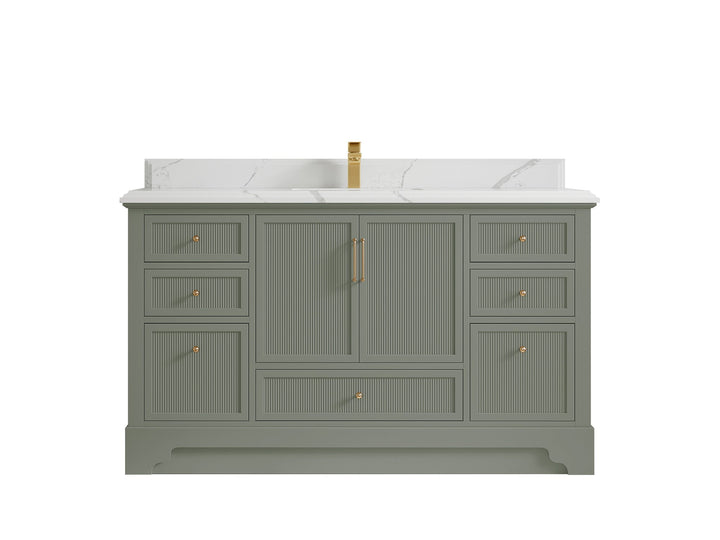 Alys 60 in. W x 22 in. D Single Sink Bathroom Vanity - photo 22