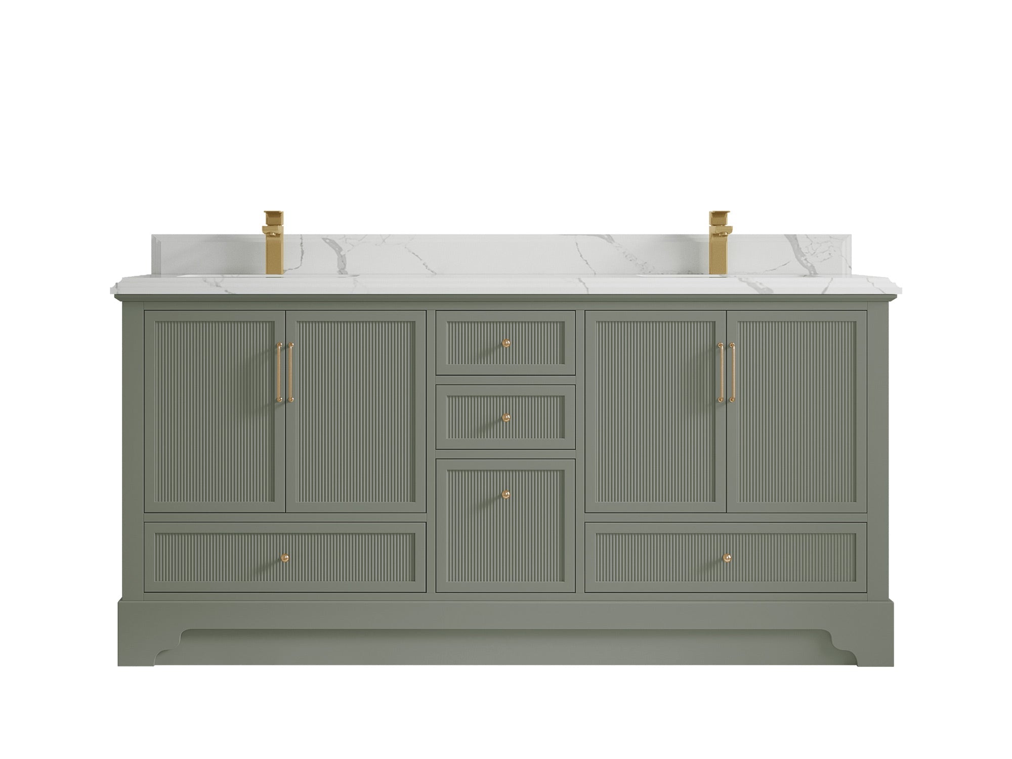 Alys 72 in. W x 22 in. D Double Sink Bathroom Vanity