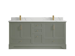Alys 72 in. W x 22 in. D Double Sink Bathroom Vanity - photo 22