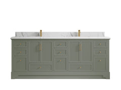 Alys 84 in. W x 22 in. D Double Sink Bathroom Vanity - photo 22