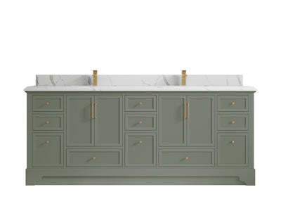 Alys 84 in. W x 22 in. D Double Sink Bathroom Vanity