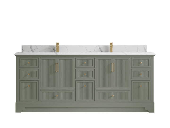 Alys 84 in. W x 22 in. D Double Sink Bathroom Vanity - photo 22