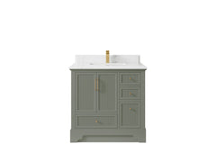 Alys 36 in. W x 22 in. D Center Sink Bathroom Vanity - photo 22