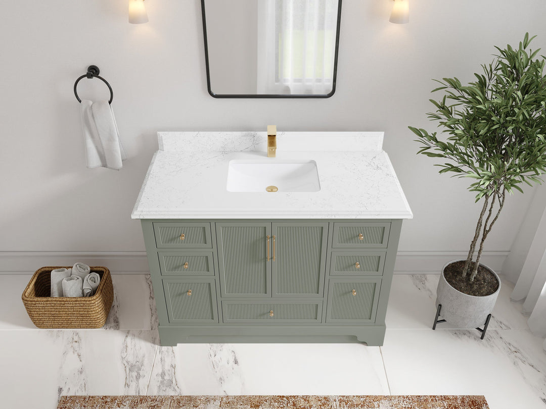 Alys 48 in. W x 22 in. D Single Sink Bathroom Vanity