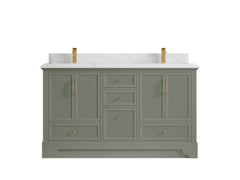 Alys 60 in. W x 22 in. D Double Sink Bathroom Vanity - photo 10