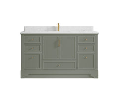 Alys 60 in. W x 22 in. D Single Sink Bathroom Vanity - photo 24