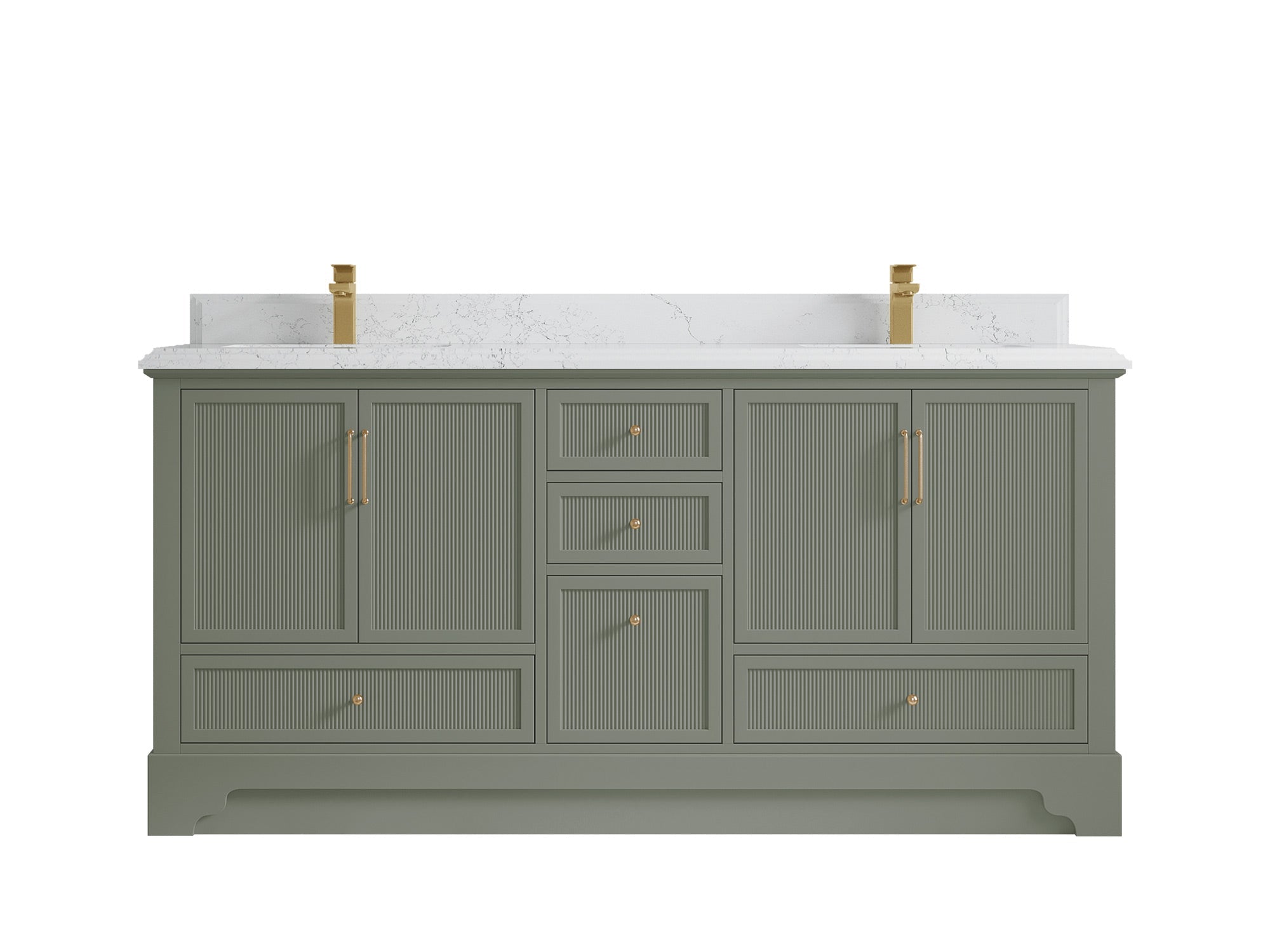 Alys 72 in. W x 22 in. D Double Sink Bathroom Vanity