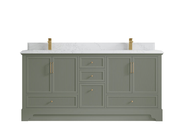 Alys 72 in. W x 22 in. D Double Sink Bathroom Vanity - photo 24