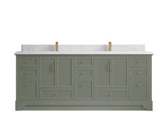 Alys 84 in. W x 22 in. D Double Sink Bathroom Vanity - photo 24