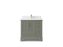 Alys 36 in. W x 22 in. D Center Sink Bathroom Vanity - photo 24