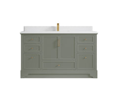 Alys 60 in. W x 22 in. D Single Sink Bathroom Vanity - photo 26