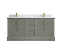 Alys 72 in. W x 22 in. D Double Sink Bathroom Vanity - photo 26