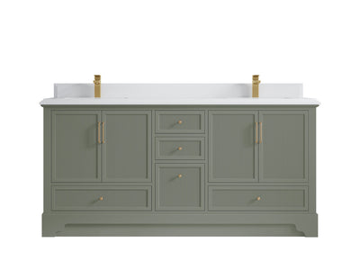 Alys 72 in. W x 22 in. D Double Sink Bathroom Vanity