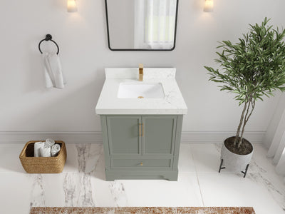 Alys 30 in. W x 22 in. D Single Sink Bathroom Vanity