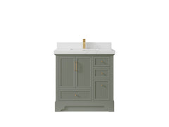 Alys 36 in. W x 22 in. D Center Sink Bathroom Vanity - photo 26