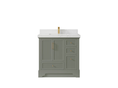 Alys 36 in. W x 22 in. D Center Sink Bathroom Vanity