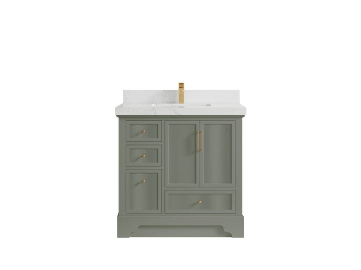 Alys 36 in. W x 22 in. D Center Sink Bathroom Vanity - photo 28