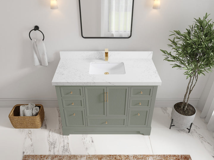 Alys 48 in. W x 22 in. D Single Sink Bathroom Vanity - photo 27