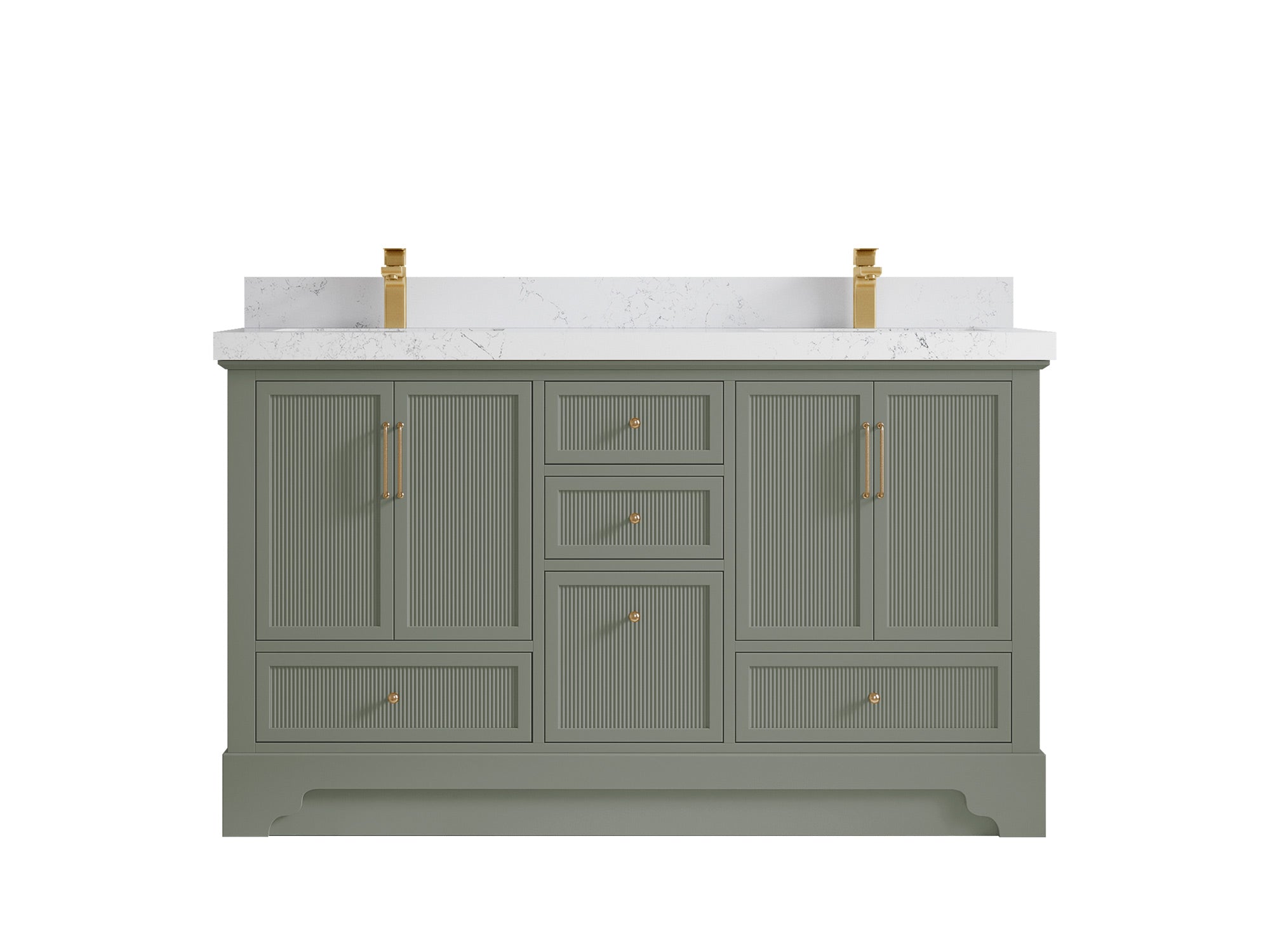 Alys 60 in. W x 22 in. D Double Sink Bathroom Vanity