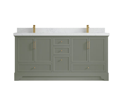 Alys 72 in. W x 22 in. D Double Sink Bathroom Vanity