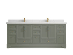 Alys 84 in. W x 22 in. D Double Sink Bathroom Vanity - photo 28
