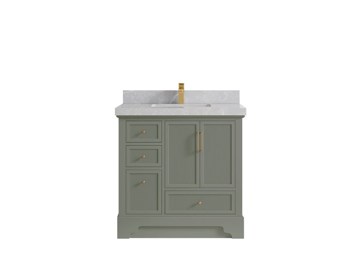 Alys 36 in. W x 22 in. D Center Sink Bathroom Vanity - photo 30