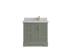 Alys 36 in. W x 22 in. D Right Offset Sink Bathroom Vanity - photo 30