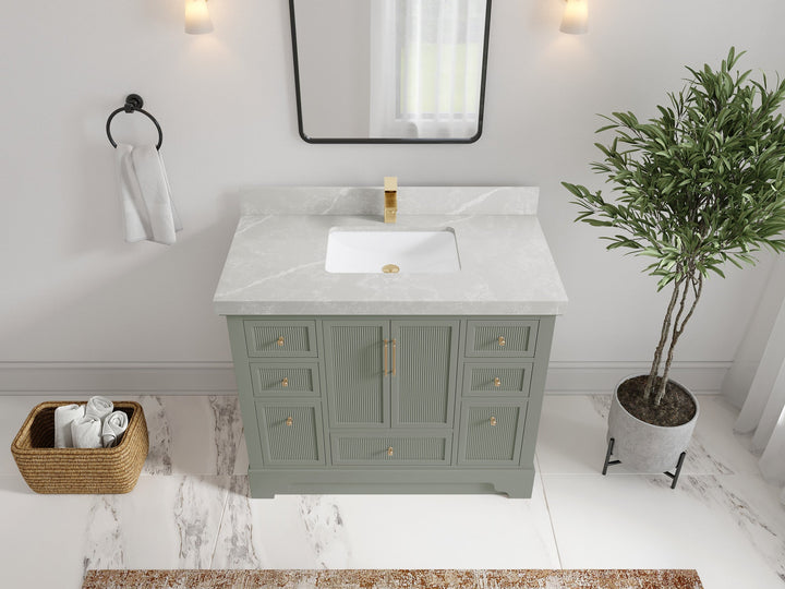 Alys 42 in. W x 22 in. D Single Sink Bathroom Vanity - photo 29