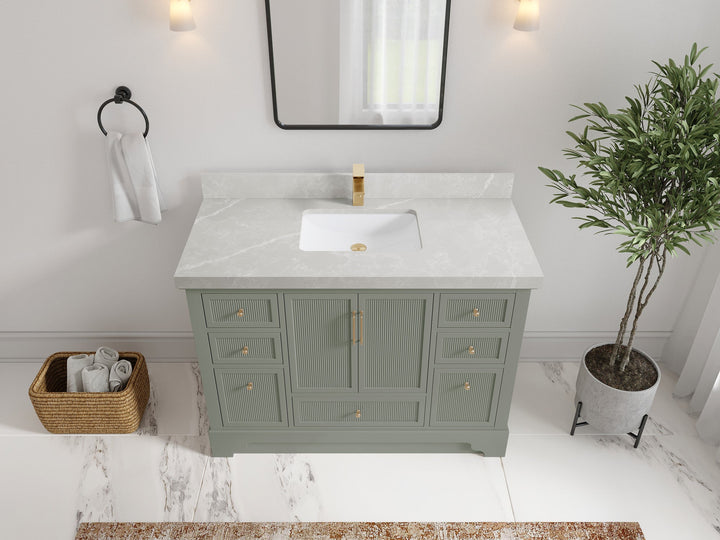 Alys 48 in. W x 22 in. D Single Sink Bathroom Vanity - photo 29