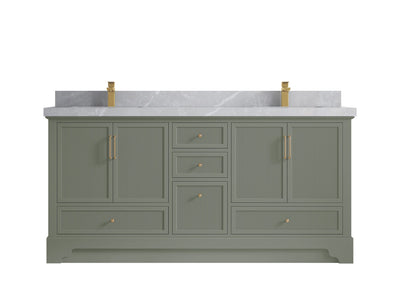 Alys 72 in. W x 22 in. D Double Sink Bathroom Vanity