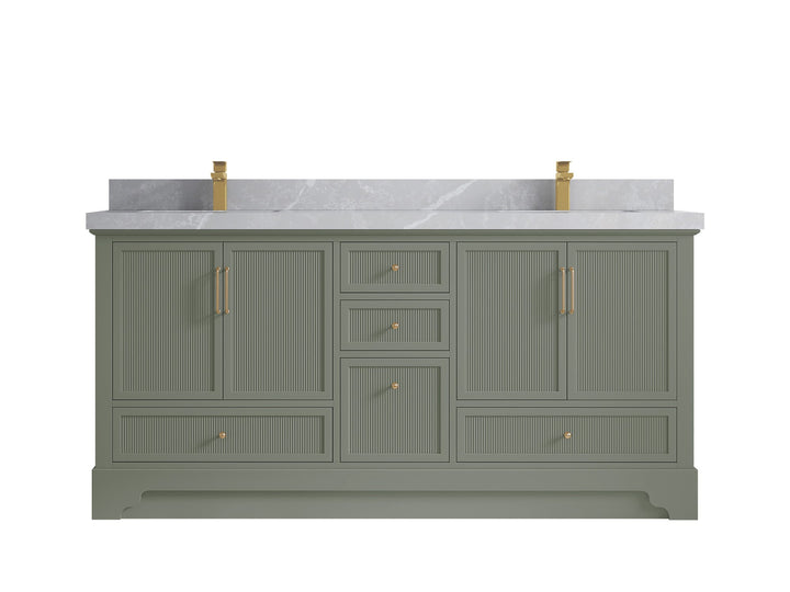 Alys 72 in. W x 22 in. D Double Sink Bathroom Vanity - photo 30