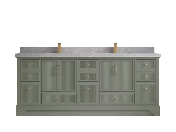 Alys 84 in. W x 22 in. D Double Sink Bathroom Vanity - photo 30