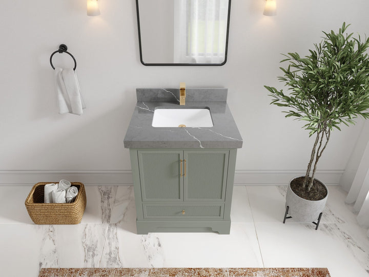 Alys 30 in. W x 22 in. D Single Sink Bathroom Vanity - photo 37