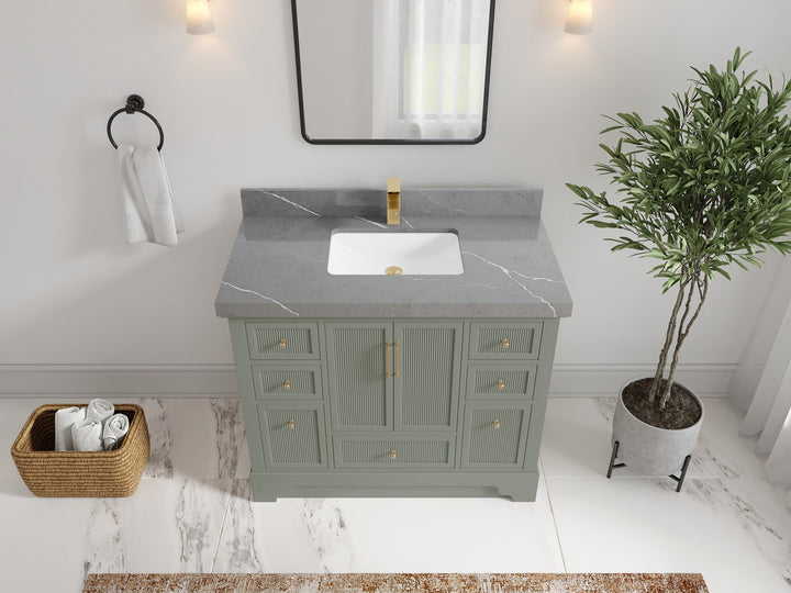 Alys 42 in. W x 22 in. D Single Sink Bathroom Vanity - photo 31