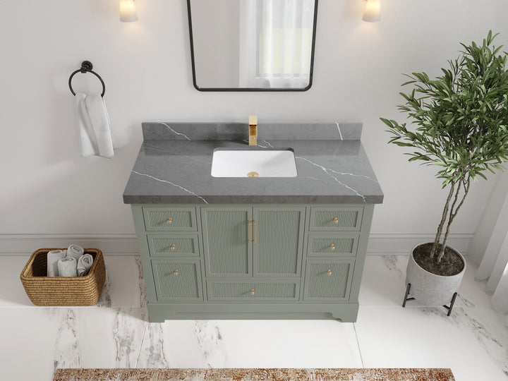 Alys 48 in. W x 22 in. D Single Sink Bathroom Vanity - photo 31