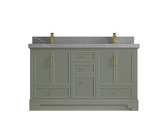 Alys 60 in. W x 22 in. D Double Sink Bathroom Vanity - photo 26
