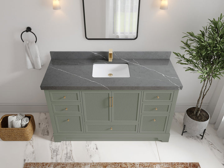 Alys 60 in. W x 22 in. D Single Sink Bathroom Vanity - photo 31